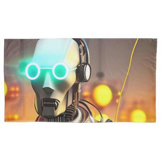 Robot 2 King kussensloop 2-zijdig (Voorkant)