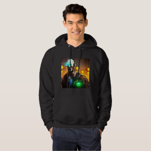 Robot 2 mannen zwart hooded sweatshirt