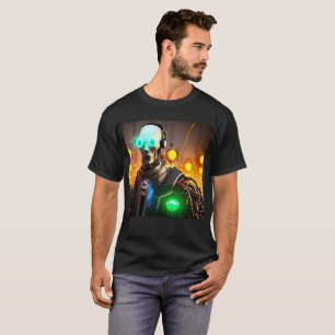 Robot 2 mannen zwart T-shirt