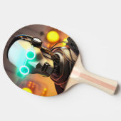 Robot 2 pingpongpeddel tafeltennisbatje (Zijkant)