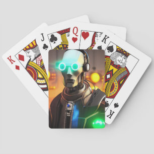 Robot 2 Poker speelkaarten