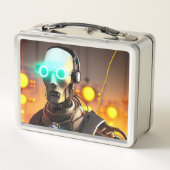 Robot 2 roestvrij lunchbox (Achterkant)