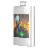 Robot 2 roestvrij stalen kolf flacon (Links)