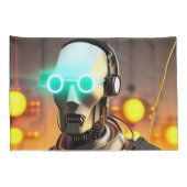 Robot 2 taies d'oreillers standard 2 faces paire (Dos-Droit)