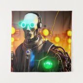 Robot 2 wandtapijt wandkleed (Voorkant)