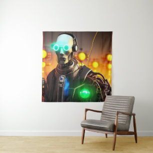 Robot 2 wandtapijt wandkleed