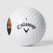 Robot 3 Callaway Warbird balles de golf 3 pk (Logo)