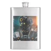 Robot 3 fiole en acier inoxydable (devant)