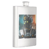 Robot 3 fiole en acier inoxydable (Droite)