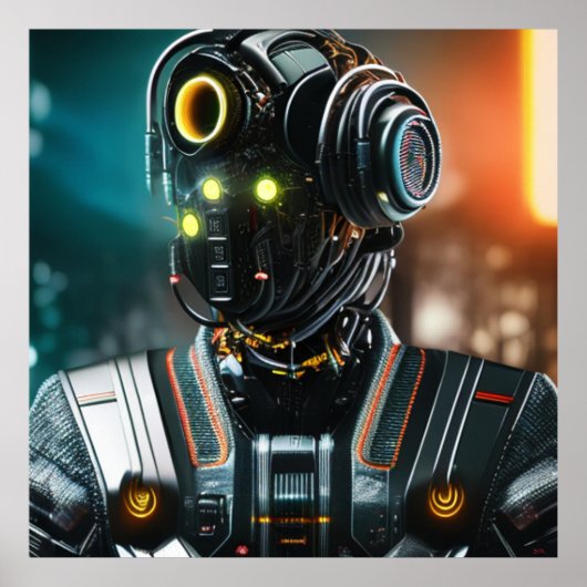 Robot 3 matte poster (Voorkant)