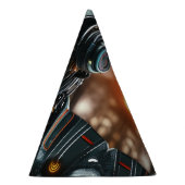 Robot 3 party petten feesthoedjes (Rechts)