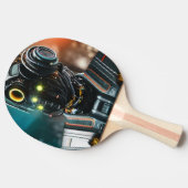 Robot 3 pingpongpeddel tafeltennisbatje (Zijkant)
