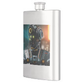 Robot 3 roestvrij stalen kolf flacon (Links)