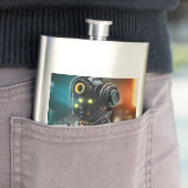 Robot 3 roestvrij stalen kolf flacon (Voorbeeld)