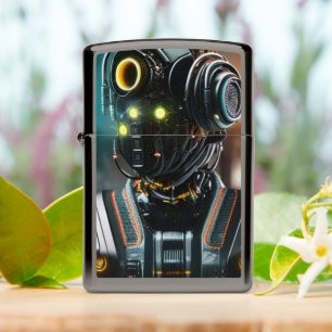 Robot 3 zwarte ijs Zippo aansteker
