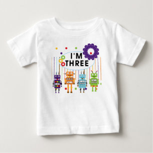 Robot 3rd Birthday T shirten en cadeaus