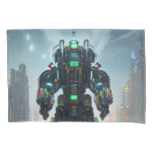 Robot 4 blanc standard taies d'oreiller paire (devant-gauche)