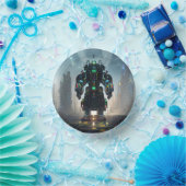 Robot 4 bols en papier (Fête)