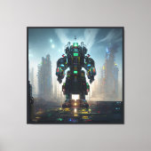 Robot 4 canvas print (Voorkant)