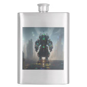 Robot 4 fiole en acier inoxydable (devant)