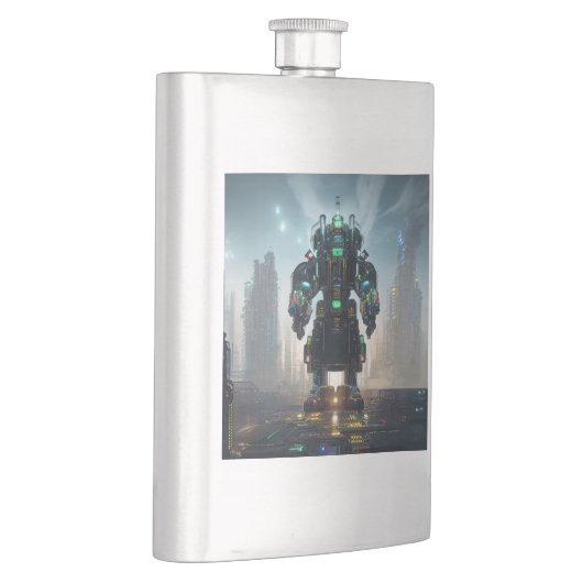 Robot 4 fiole en acier inoxydable (Droite)