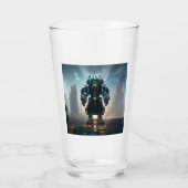 Robot 4 glazen tumbler (Voorkant)