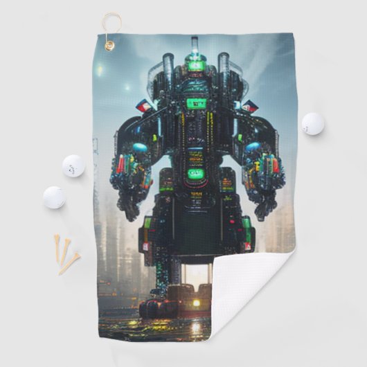 Robot 4 serviette de golf (En situation)