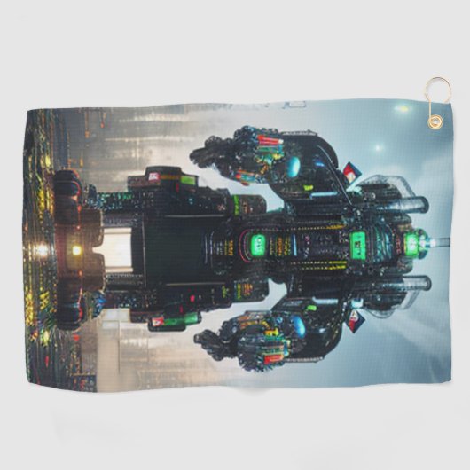 Robot 4 serviette de golf (Horizontal)