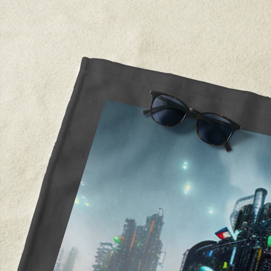 Robot 4 serviette de plage (En situation)