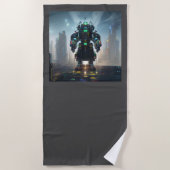 Robot 4 serviette de plage (Devant)