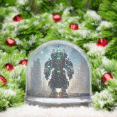 Robot 4 snow globe sneeuwbol (Kerstmis)