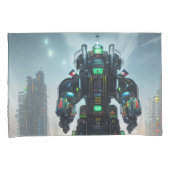 Robot 4 taies d'oreillers standard gris (devant-Droit)