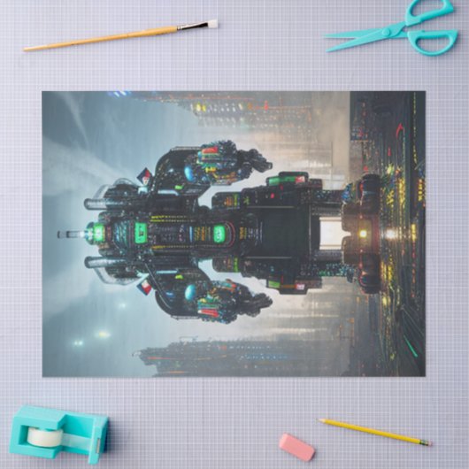 Robot 4 tissuepapier (Craft)