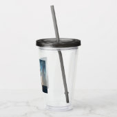 Robot 4 zwarte rook acryl tumbler acryl drinkbeker (Links)
