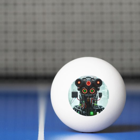 Robot 5 3-sterren ping pong bal pingpongballen (Net)