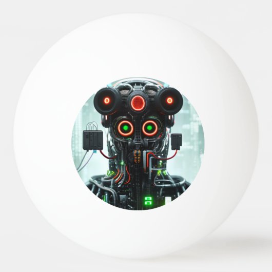 Robot 5 3-sterren ping pong bal pingpongballen (Voorkant)