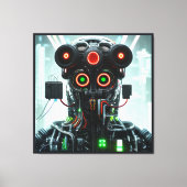 Robot 5 canvasprint canvas afdruk (Voorkant)