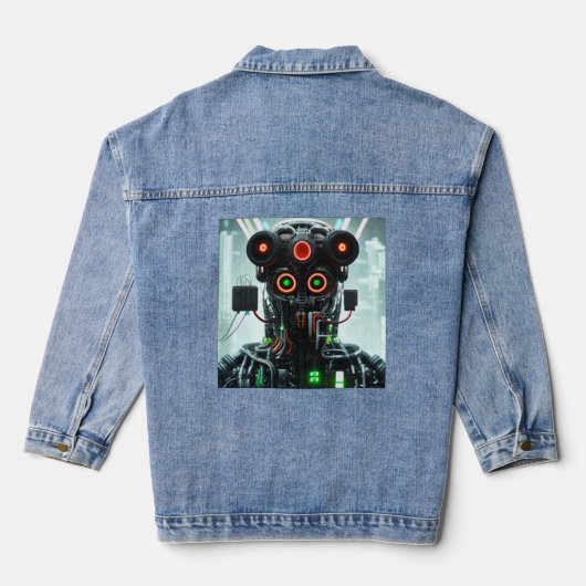 Robot 5 femmes veste denim (Verso)
