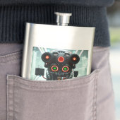 Robot 5 fiole en acier inoxydable (En situation)