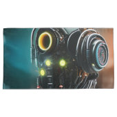 Robot 5 gris king taies d'oreiller paire (devant-Droit)