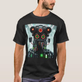 Robot 5 hommes noir T-shirt (Devant)