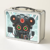 Robot 5 roestvrij lunchbox (Achterkant)
