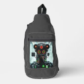 Robot 5 sling tas rugzak (Voorkant)