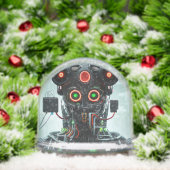 Robot 5 snow globe sneeuwbol (Kerstmis)