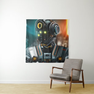 Robot 5 wandtapijt wandkleed