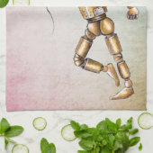 Robot À La Recherche D'Un Balloon Rouge Serviette  (Plié)