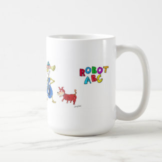 Robot ABC koffie mok door Jerry Hunt
