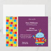 Robot * achtergrondkleur kiezen kaart (Voorkant / Achterkant)