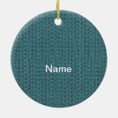 Robot Alien Attack Ornament (Achterkant)