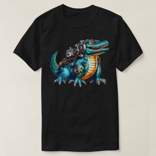 Robot Alligator TShirt (Design devant)